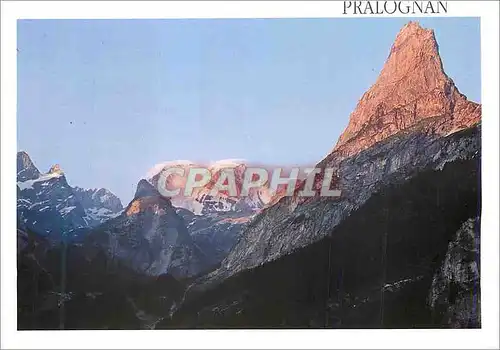 Cartes postales moderne Pralognan 1450 m Le Grand Marchet 2654 m La Grande Casse 3852 m