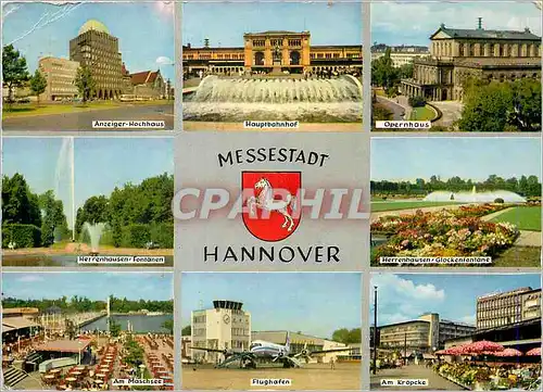 Moderne Karte Messestadt Hannover