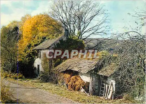 Moderne Karte En Limousin Vieille Ferme Typique