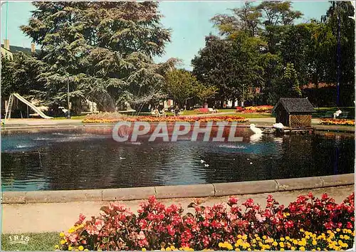 Moderne Karte Moulins (Allier) Les Jardins de la Plage