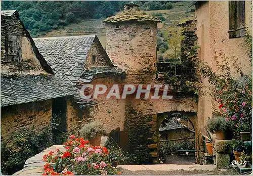 Cartes postales moderne Aux environs d'Estaing L'Aveyron Touristique Le Monastere Cabrespine Vieilles Maisons
