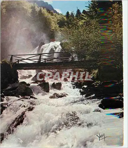 Cartes postales moderne Cauterets (Hautes Pyrenees) Nos Belles Pyrenees Cascade de Lutour (Classee 3e Site de France)