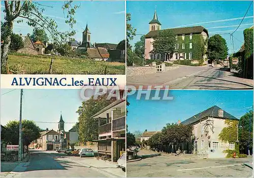 Cartes postales moderne Alvignac les Eaux (Lot) Cette petite Ville est Construite dans un agreable Cadre de Verdure entr