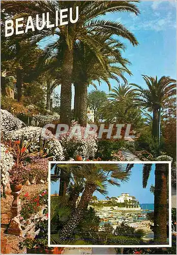 Cartes postales moderne Souvenir de Beaulieu sur Mer (A M) Cote d'Azur