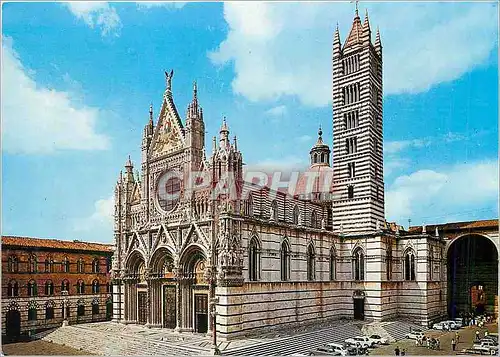 Moderne Karte Siena La Cathedrale