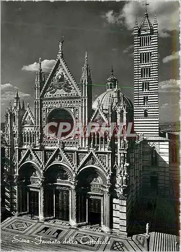Cartes postales moderne Siena La Facade de la Cathedrale