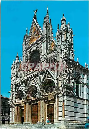 Cartes postales moderne Siena Facade de la Cathedrale