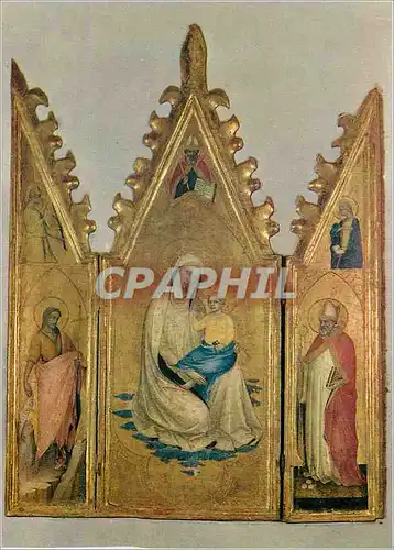 Moderne Karte Siena Pinacoteca Nazionale Lorenzo Monaco (Circa 1370 m) Madonna col Bambino