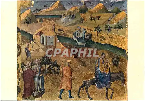 Cartes postales moderne Siena Pinacoteca Giovanni di Paolo (1403 1482) Fuite en Egypte