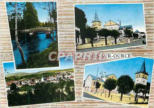 Moderne Karte Loches sur Oure (Aube)