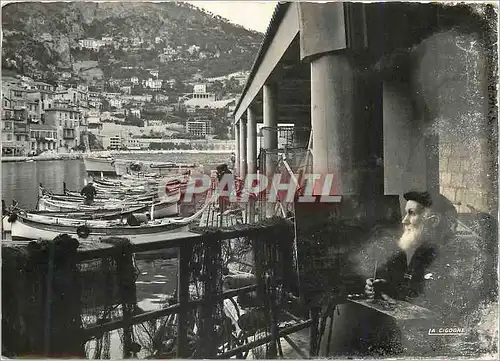 Moderne Karte Villefranche sur Mer (A M) Un Coin du Port Bateaux