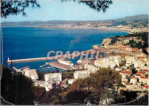 Moderne Karte Nice (Alpes Maritimes) La Cote d'Azur Miracle de la Nature Couleurs et Lumiere de France Vue Gen