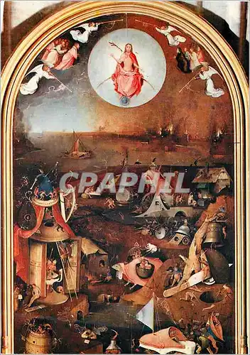 Cartes postales moderne Brugge Groeningemuseum Hieronymus Bosch (ca 1450 1516) Le Jugement Dernier