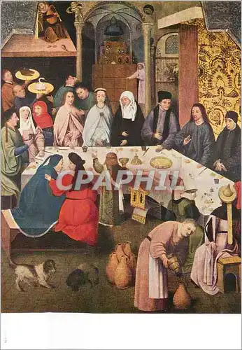 Cartes postales moderne Museum Boymans van Beuningen Rotterdam Jheronimus Bosch 1450 1516 The Marriage at Cana