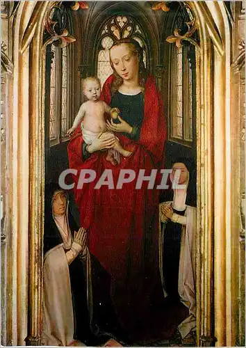 Cartes postales moderne Brugge St Janshospitaal Hans Memling (1433 1494) Chasse de Ste Ursule La Vierge et l'Enfant