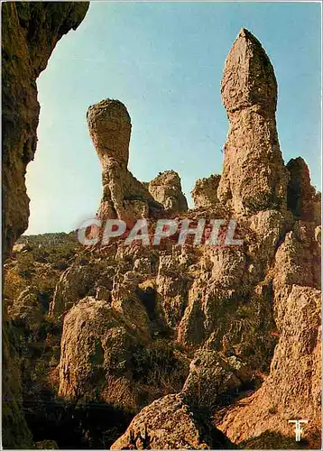 Cartes postales moderne Languedoc Cirque de Moureze Le Sphinx et le Grand Manitou