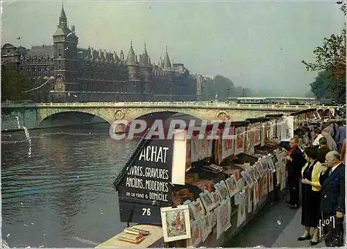 Moderne Karte Paris Couleurs et Lumiere de France Les Bouquinistes Quai de Gesvres et la Conciergerie