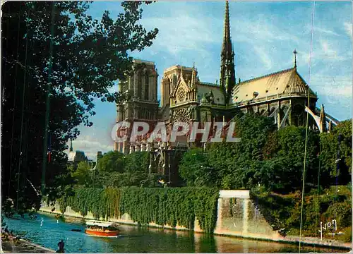 Cartes postales moderne Paris Les Bords de la Seine Notre Dame Couleurs et Lumiere de France