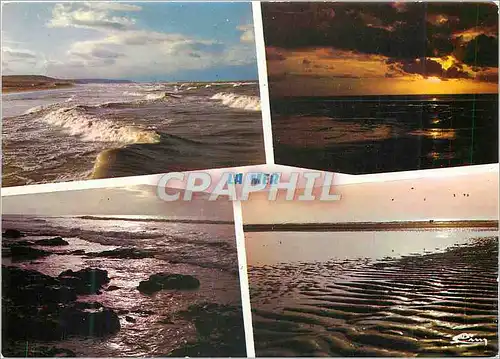 Cartes postales moderne La Mer Bords de Mer Effet de Vagues