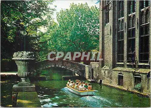 Cartes postales moderne Brugge Jardin Arents Pont Saint Boniface