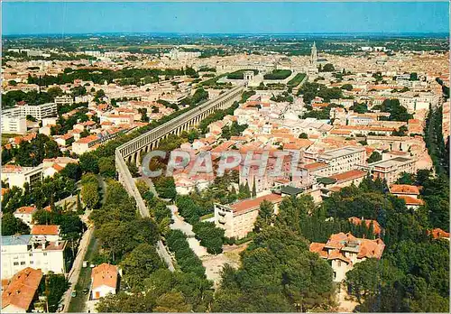 Moderne Karte Montpellier Vue aerienne