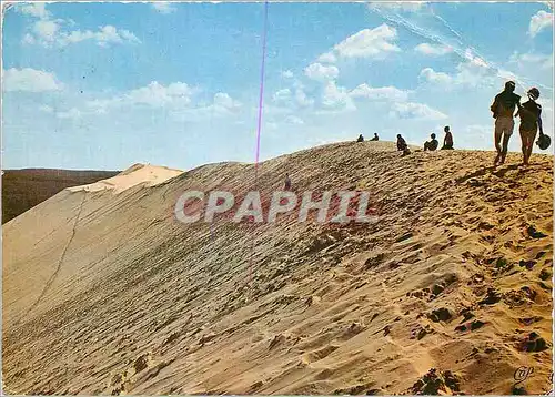 Moderne Karte Bassin d'Arcachon Cote d'Argent La Dune du Pyla (alt 117 m)