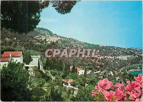 Cartes postales moderne Roquebrune Cote d'Azur Panorama Village Medieval