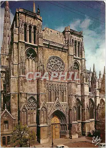 Moderne Karte Bordeaux La Cathedrale Saint Andre Portail Sud et sa Belle Rosace