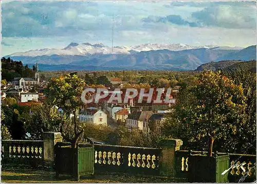 Cartes postales moderne Pau Le Pic du Midi de Bigorre et les Pyrenees depuis Le Boulevard