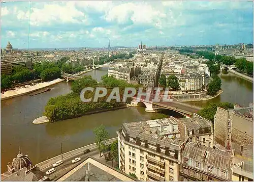 Cartes postales moderne Paris L'Ile Saint Louis Couleurs et Lumiere de France