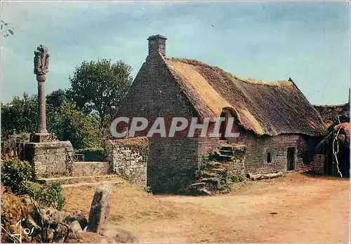 Cartes postales moderne Petite Chaumiere de la Bretagne Interieure (pres de Vannes) La Bretagne en Couleurs