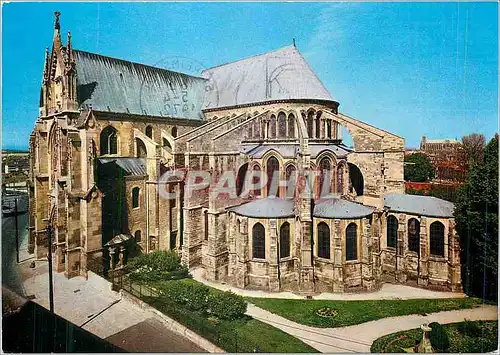 Moderne Karte Reims (Marne) L'Abside de la Basilique St Remi (XIe et XIIe Siecle)