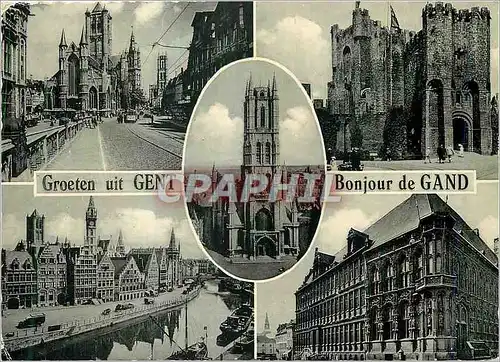 Cartes postales moderne Bonjour de Gand
