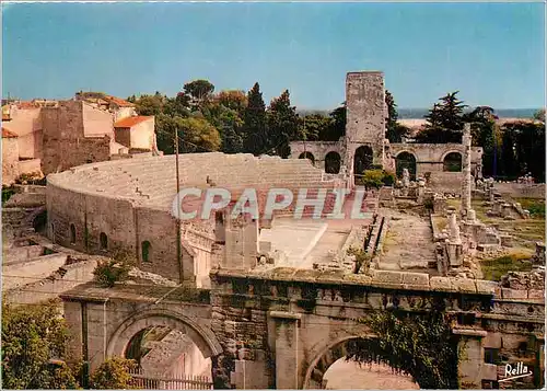 Moderne Karte Arles sur Rhones (B du R) La Provence Le Theatre Antique Monument Romain datant Probablement de