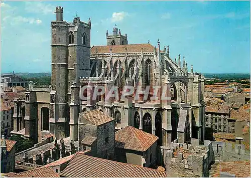 Cartes postales moderne Narbonne (Aude) La Cathedrale Saint Just (13e et 14e Siecles)