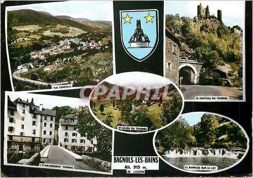 Cartes postales moderne Souvenir de Bagnols les Bains (Lozere) alt 913 m