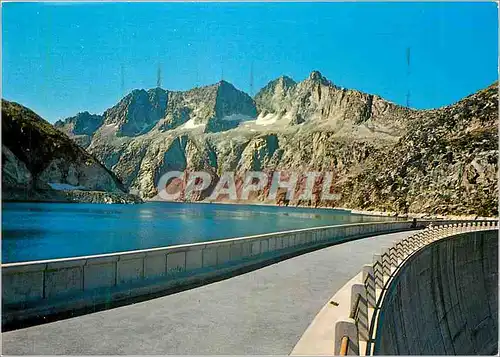 Cartes postales moderne Lac et Barrage de Cap de Long et Pics de Neouvieille (3092 m) Hautes Pyrenees