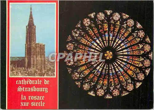 Cartes postales moderne Cathedrale de Strasbourg La Rosace XIIIe Siecle