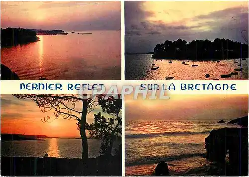 Cartes postales moderne La Bretagne en Couleurs Contre Jour sur les Cotes de la Bretagne