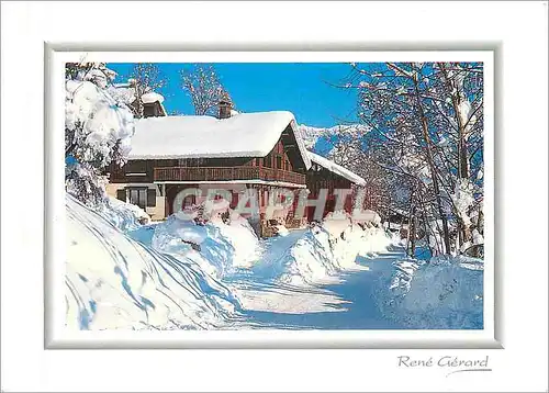 Cartes postales moderne Images de Montagne Le Hameau sous la Neige