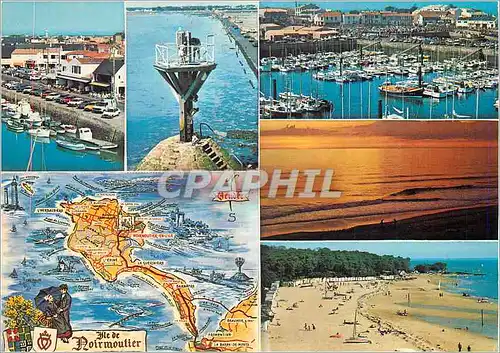 Cartes postales moderne L'Ile de Noirmoutier (Vendee) attire de plus en plus d'estivants grace a son Climat Exceptionnel