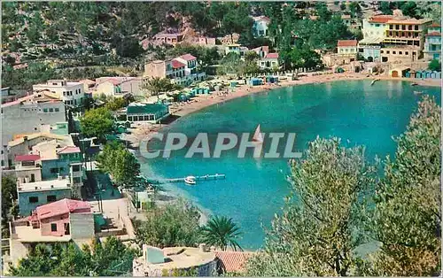 Cartes postales moderne Mallorca Puerto de Soller Detail de la Plage