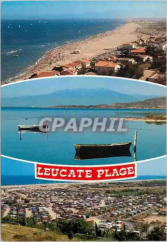 Cartes postales moderne Leucate Plage (Aude) Entre mer et Etang
