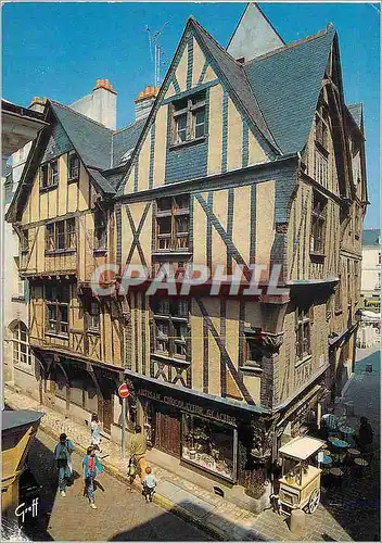 Cartes postales moderne Tours (Indre et Loire) Touraine Maison du XVe S Angle de la Rue du Change et de la Rue de la Rot