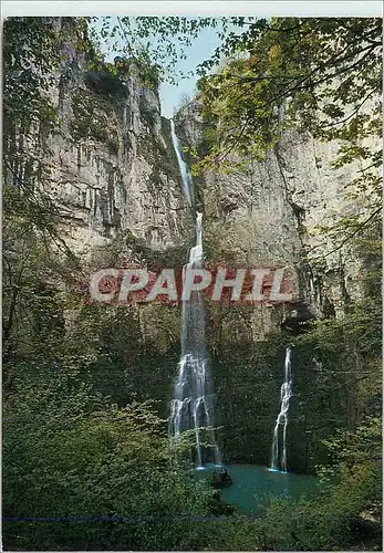 Cartes postales moderne Paysages du Jura Les Sources du Lison Les Creux Billard et ses Cascades