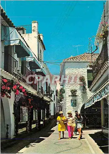 Moderne Karte Marbella Rue Typique