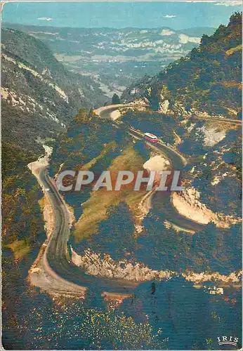 Cartes postales moderne Lacets de Septmoncel (Jura) Route de St Claude au Col de la Faucille