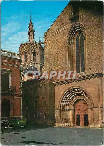 Moderne Karte Valencia Cathedrale Porte du Palnu