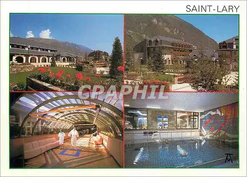 Cartes postales moderne Saint Lary Les Pyrenees Les Thermes et l'Hotel Cristal