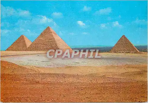 Moderne Karte Egypte Giza The Pyramide